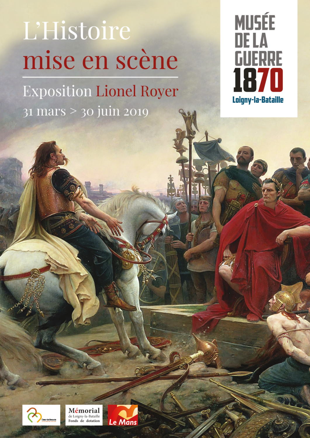 Affiche A3 Lionel Royer – Musée De La Guerre 1870 L Loigny-la-Bataille